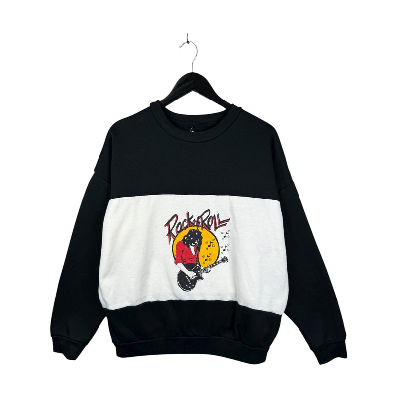 Vintage Rock n Roll Guitarist Graphic Crewneck