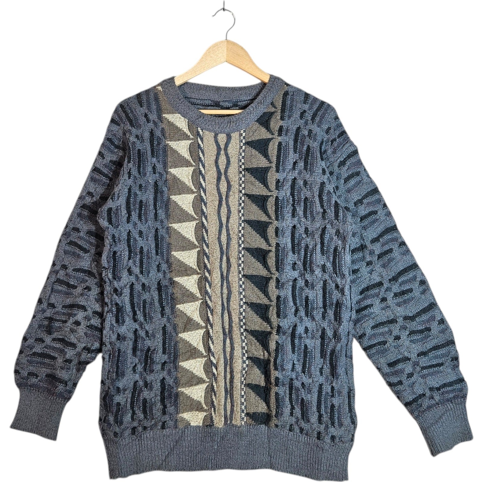 Vintage Geometric Patterned Sweater