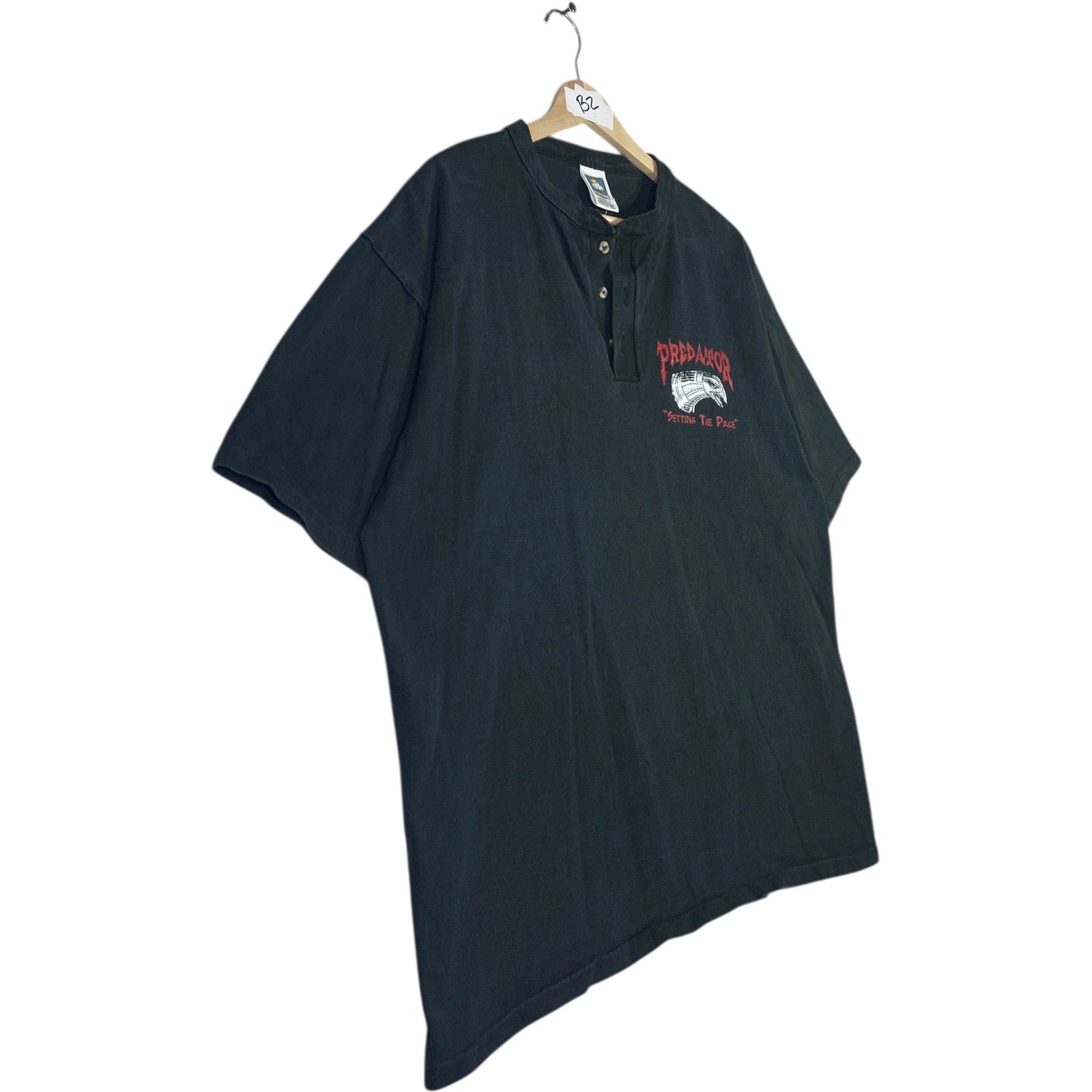 Vintage Predator Goodyear Lawton Graphic Henley T-Shirt