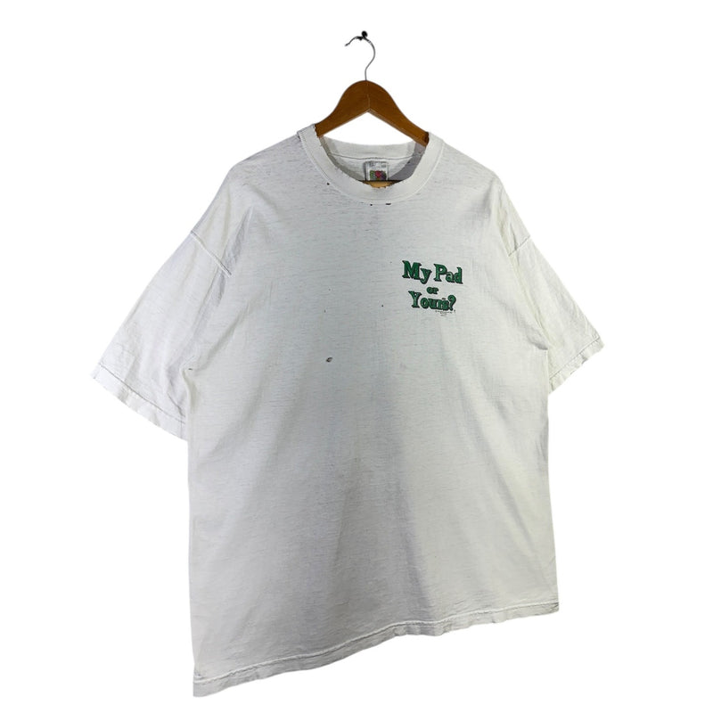 Vintage Budweiser "My Pad Or Yours?" Thrashed T-Shirt