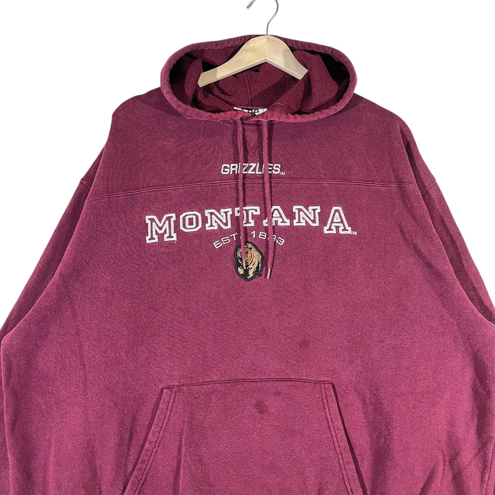 Vintage University Of Montana Grizzlies Hoodie
