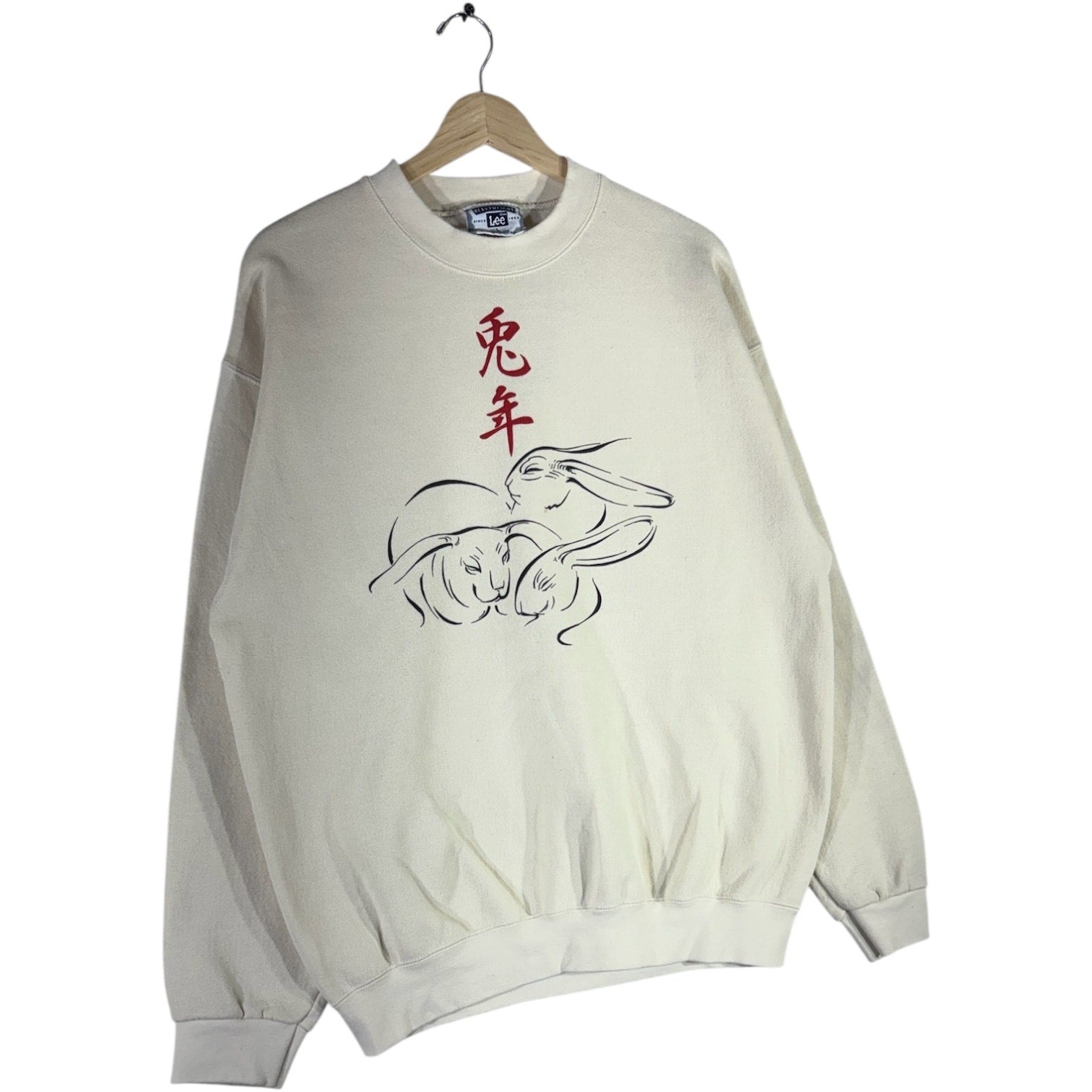 Vintage Year of the Rabbit Chinese Zodiac Graphic Crewneck