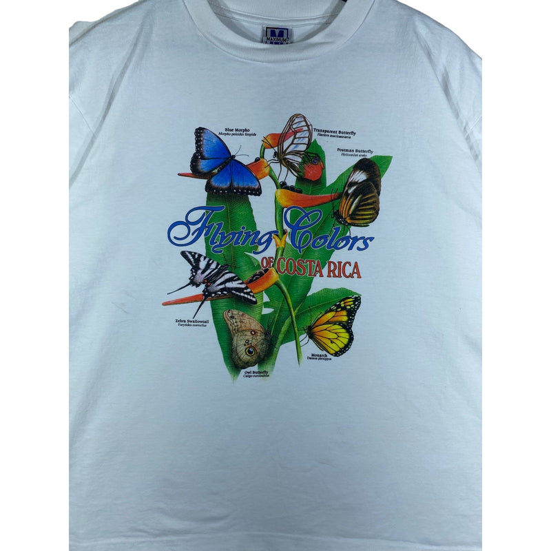 Vintage Flying Colors Of Costa Rica Butterfly T-Shirt