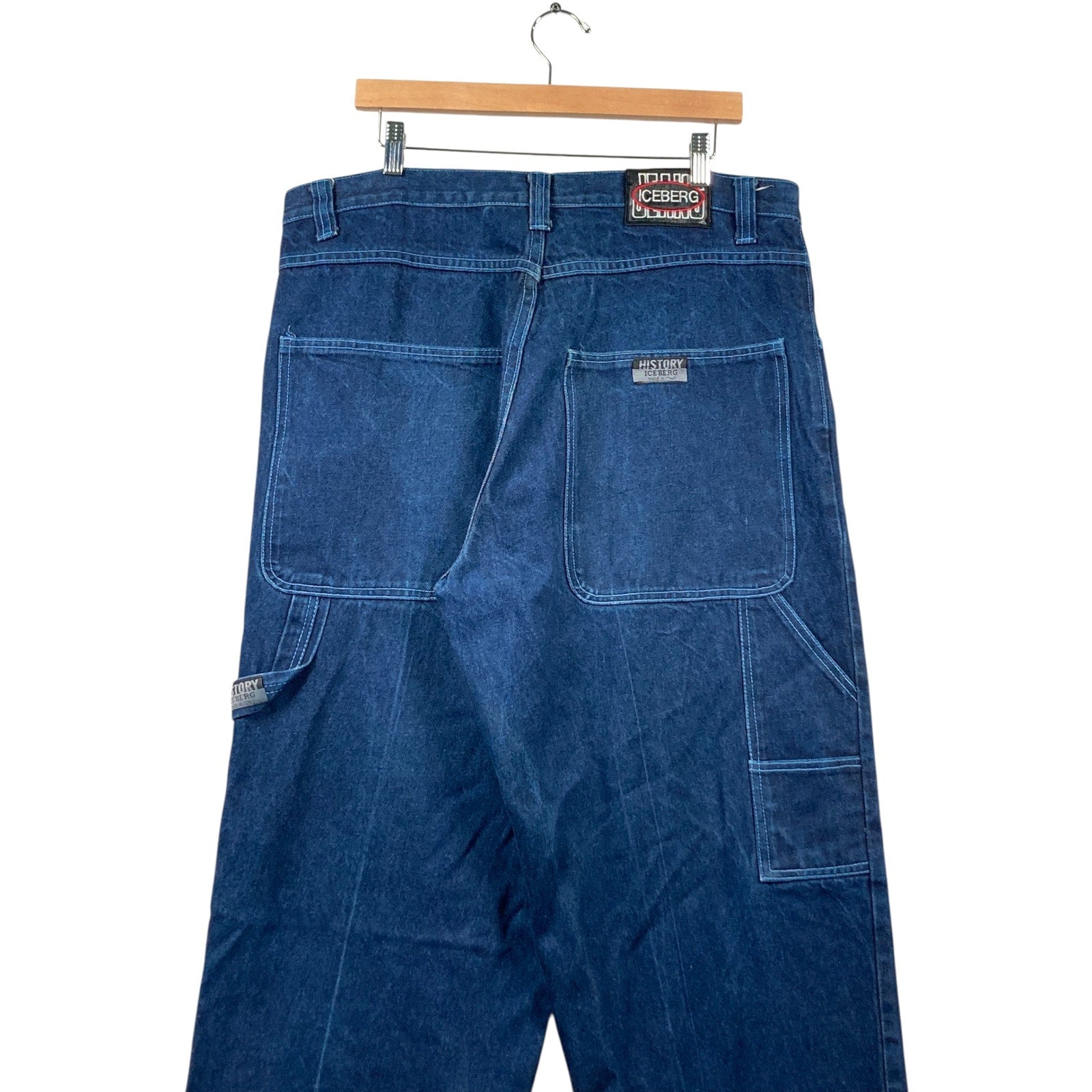 Vintage History Iceberg Denim Cargo Pants 38x32