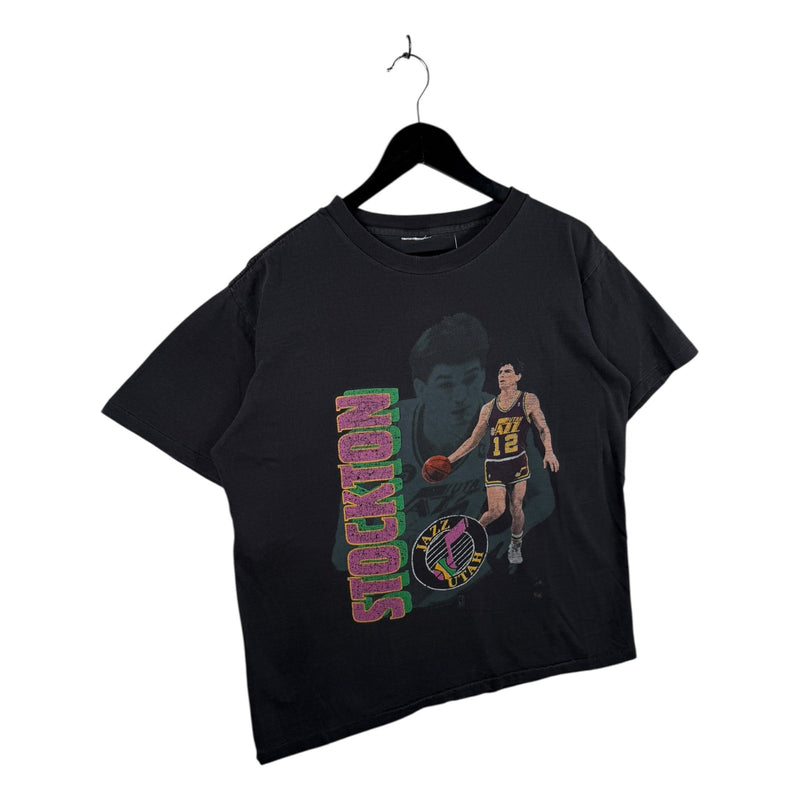Vintage Utah Jazz John Stockton NBA T-Shirt