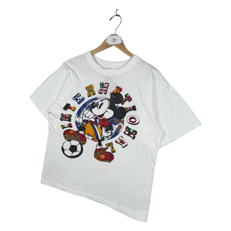 Vintage Disney Mickey Mouse Soccer T-Shirt