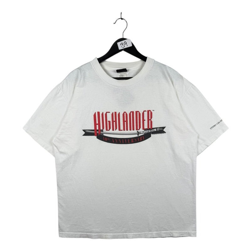 Vintage Highlander 10th Anniversary Movie T-Shirt