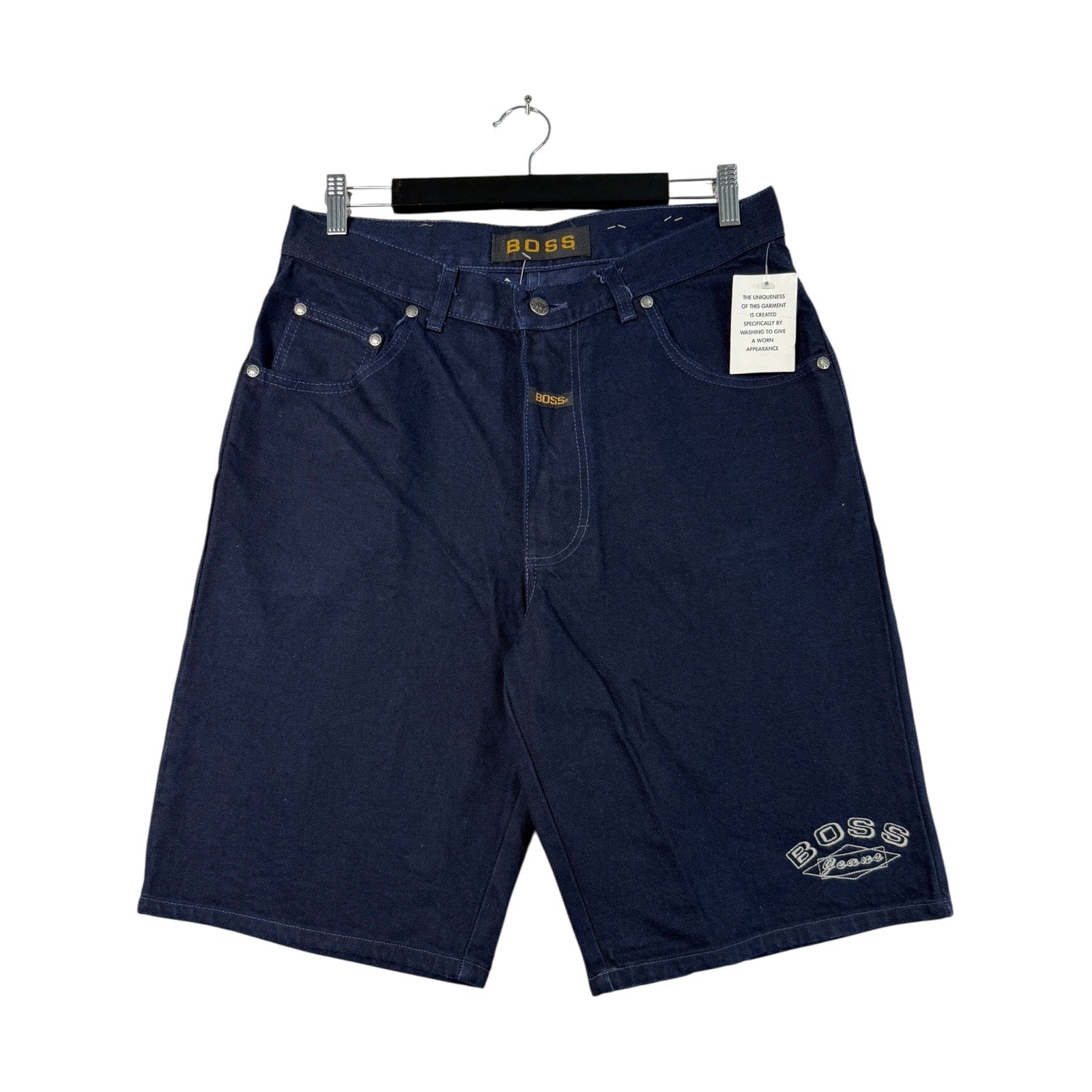 Vintage BOSS Denim Shorts NWT 33 x 11