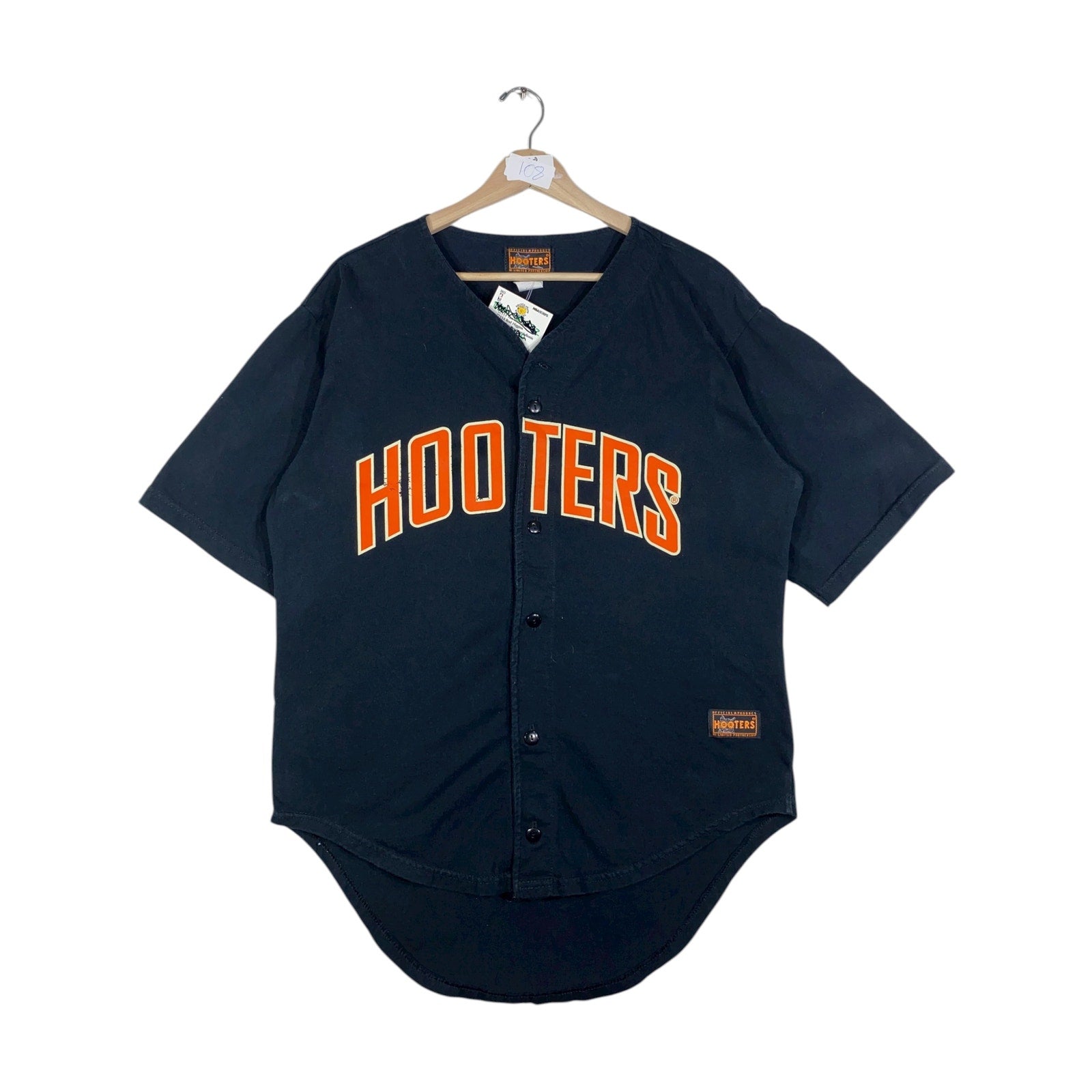 Vintage Hooters Button Front MLB Jersey