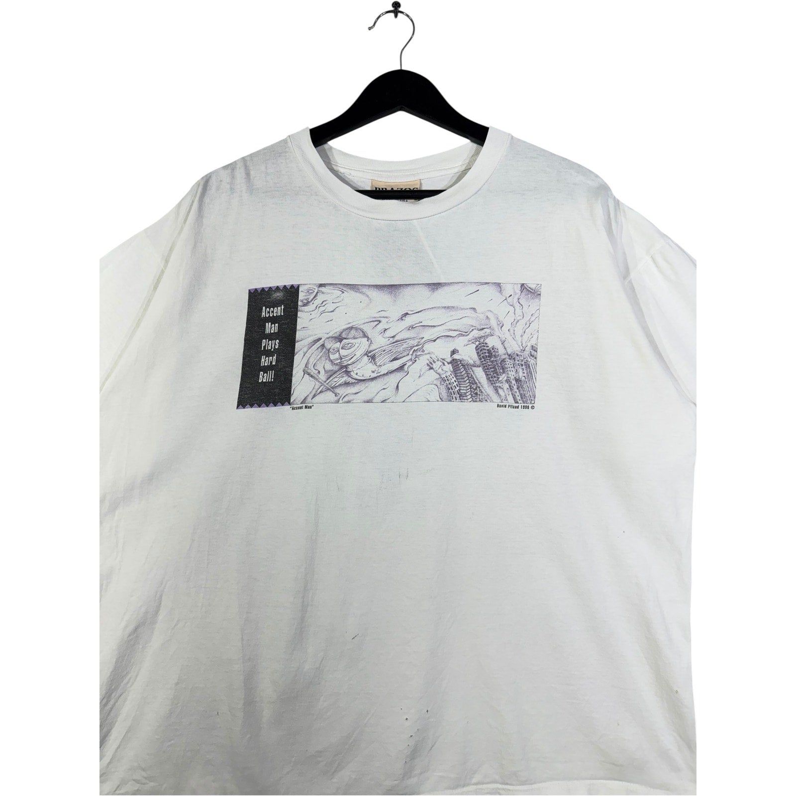 Vintage Brazos Accent Man Crewneck T -Shirt