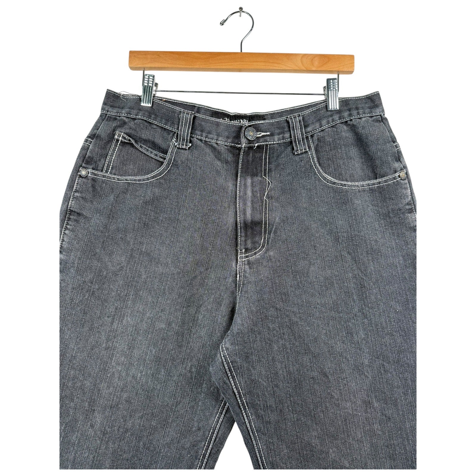 Vintage Raw Blue Denim Shorts 34