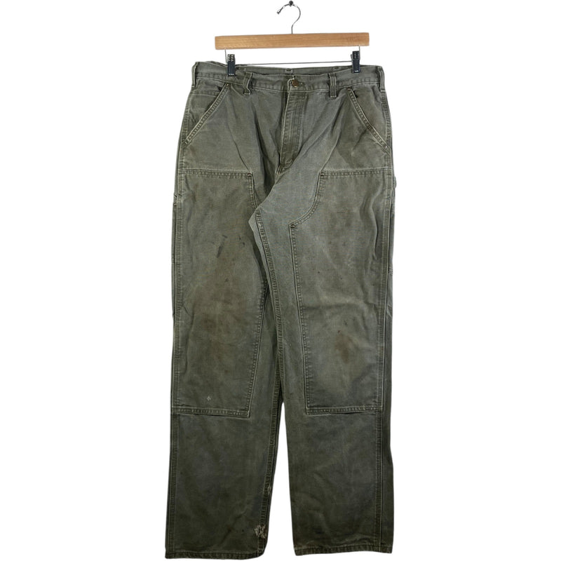 Vintage Carhartt Double Knee Work Distressed Pants 33