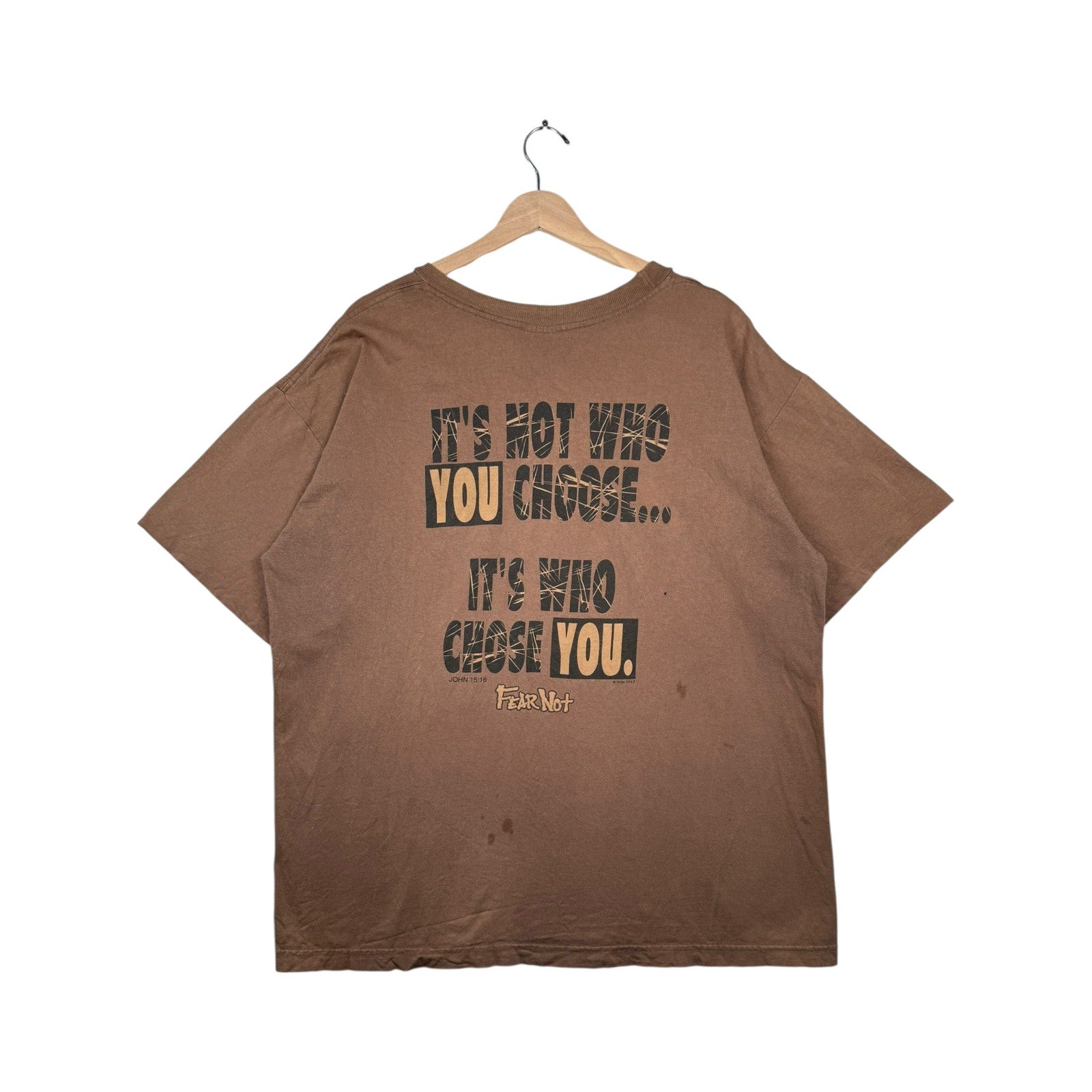 Vintage Fear Not Its Not Who You Choose T-Shirt