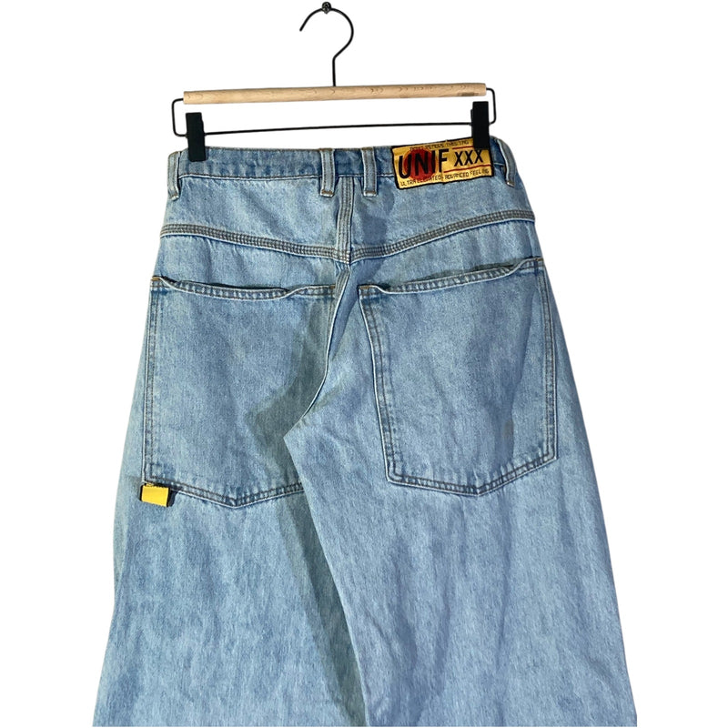 Vintage UNIF Wide Leg Denim Jeans 28x28