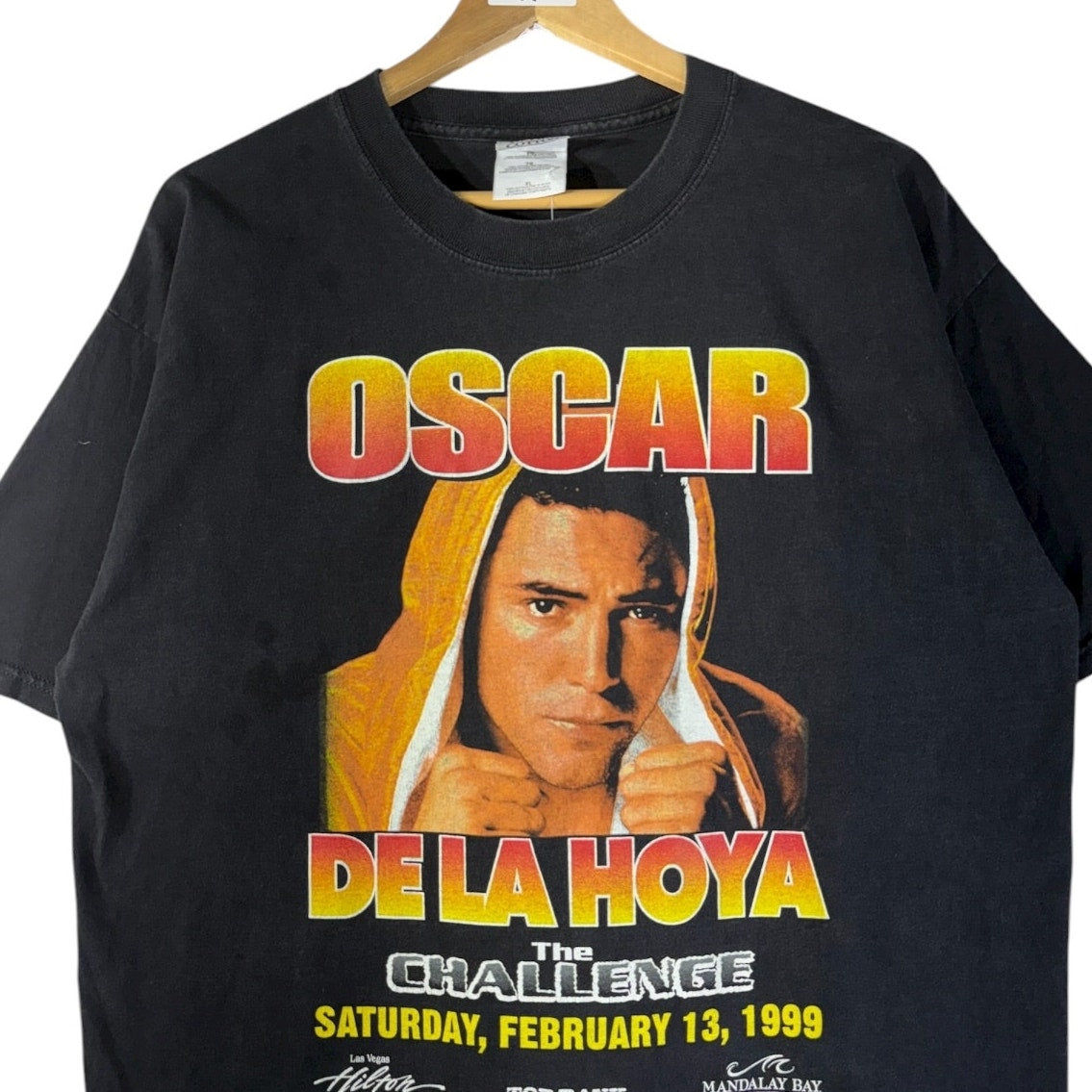 Vintage Oscar De La Hoya The Challenge 1999 Boxing T-Shirt