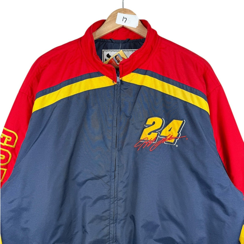 Vintage Jeff Gordon #24 NASCAR Colorblock Racing Jacket