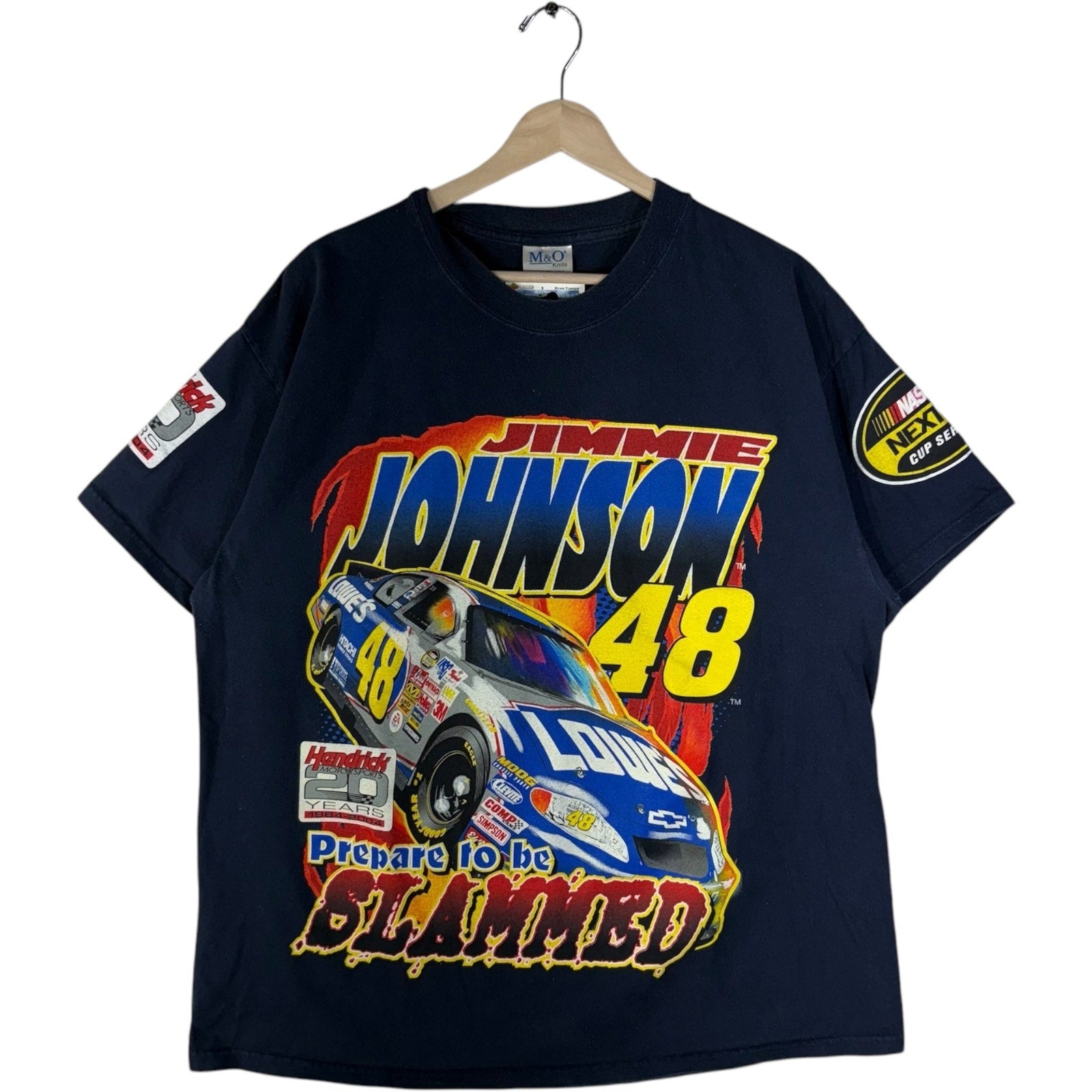 Vintage Jimmie Johnson #48 AOP Double Sided NASCAR Tee