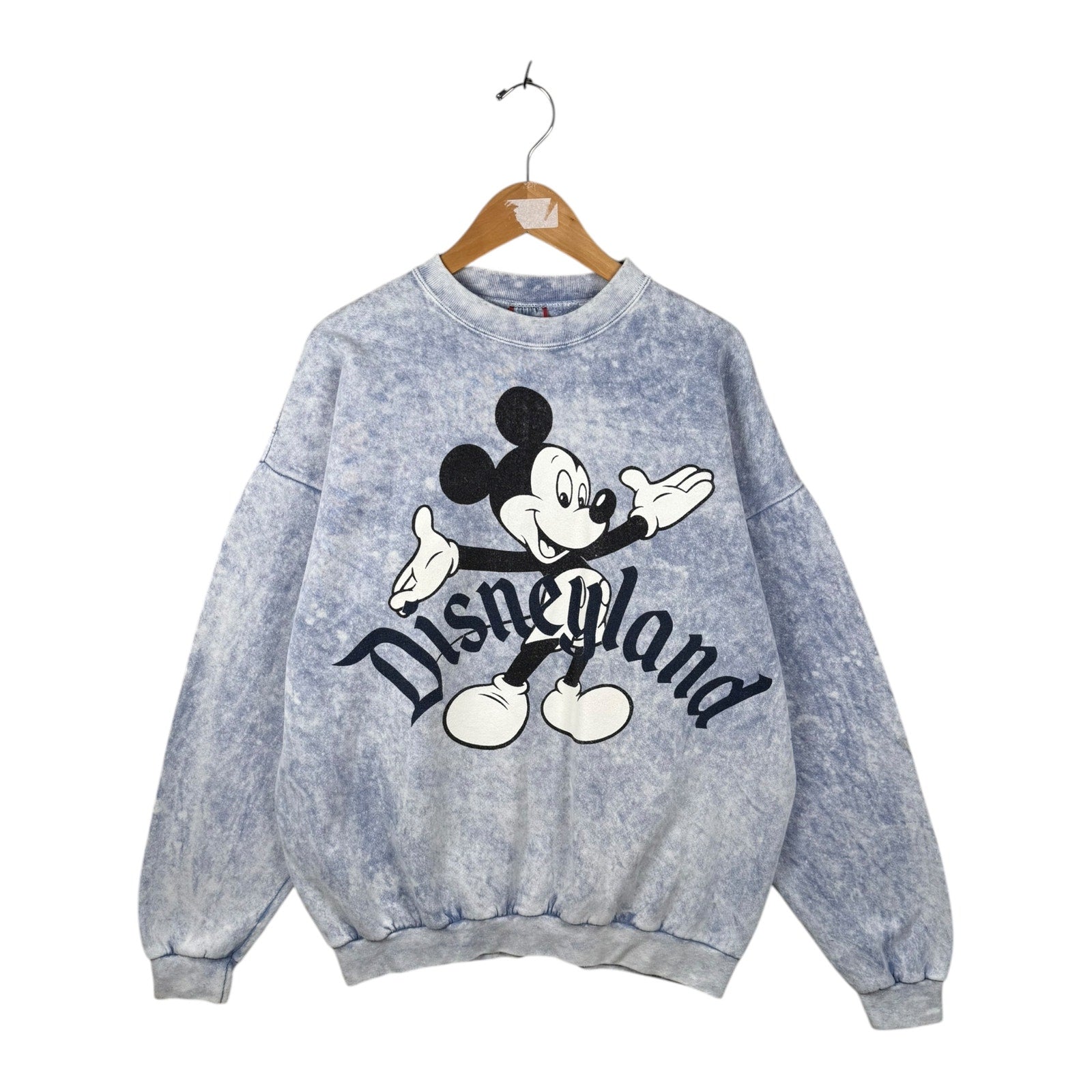 Vintage Disneyland Mickey Mouse Acid Wash Crewneck