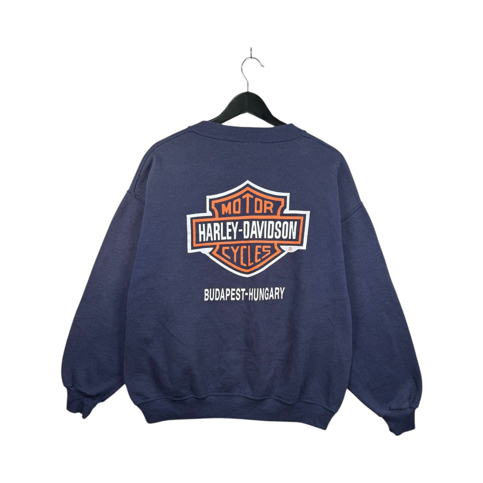 Vintage Harley Davidson Motorcycles Power Station Sweatshirt Crewneck