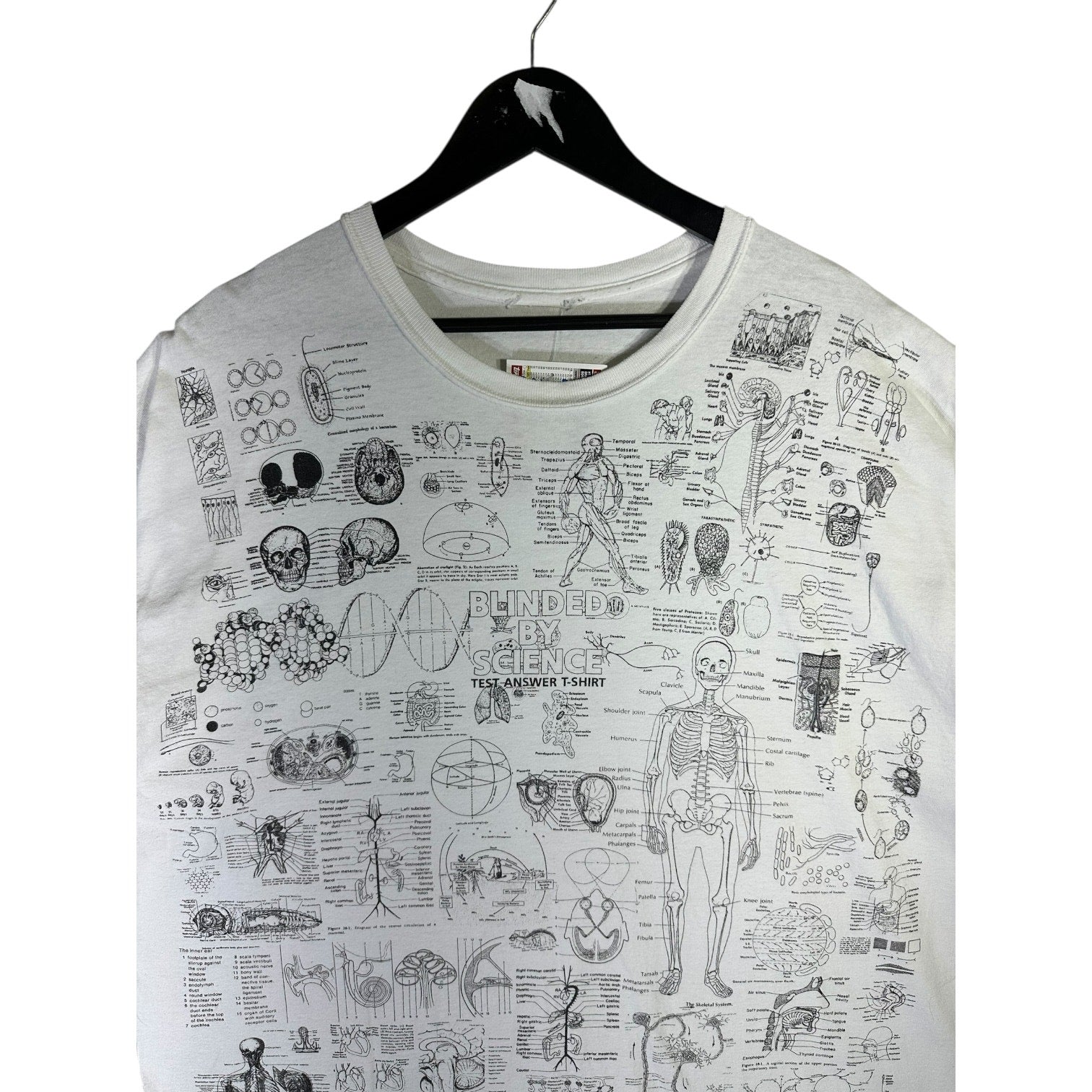 Vintage Blinded By Science Anatomy Diagram T-Shirt
