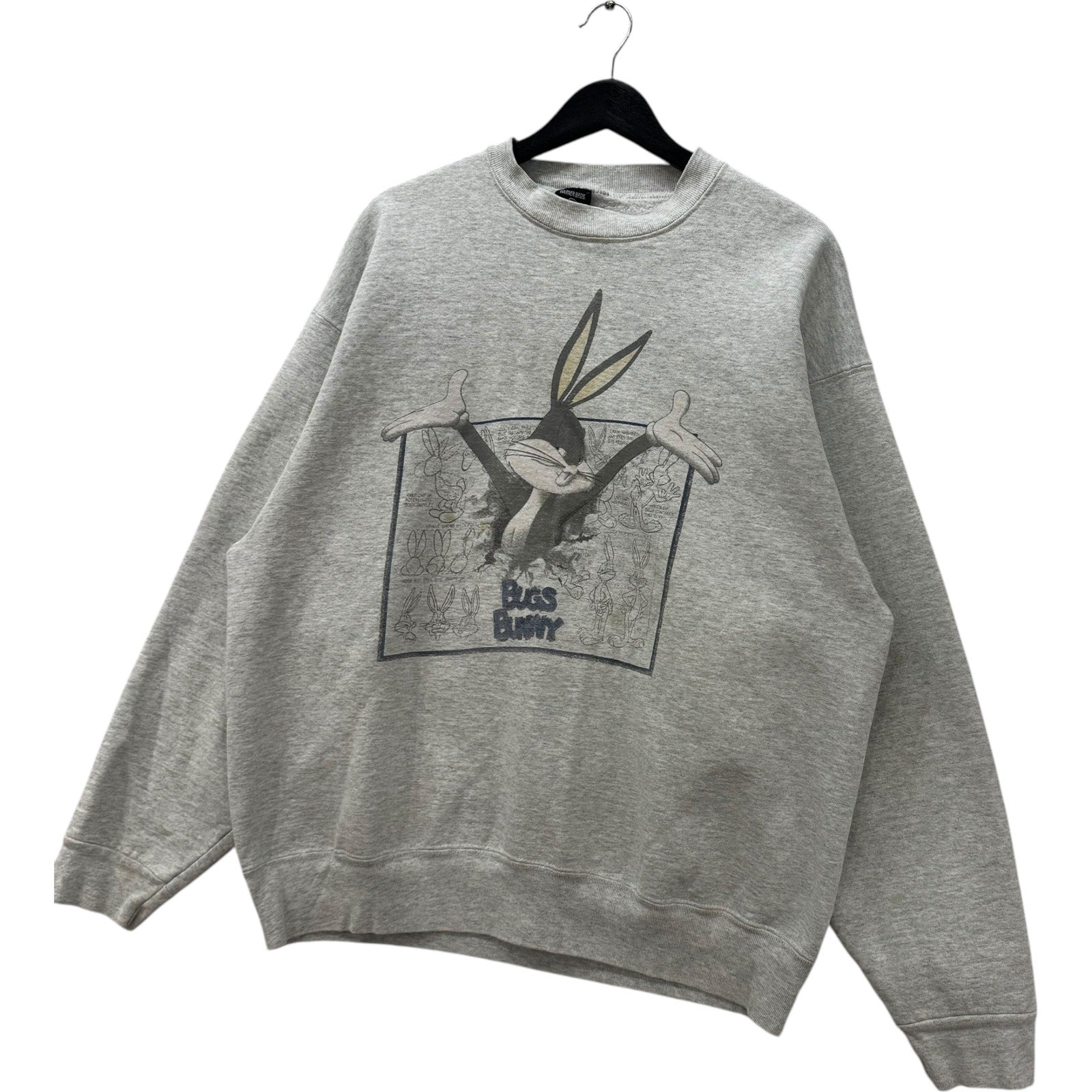 Vintage Looney Tunes Bugs Bunny Concept Art Crewneck