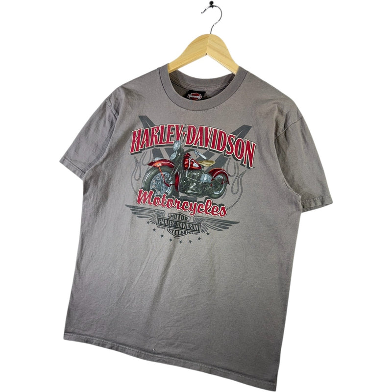 Vintage Harley Davidson Motorcycle Graphic T-Shirt