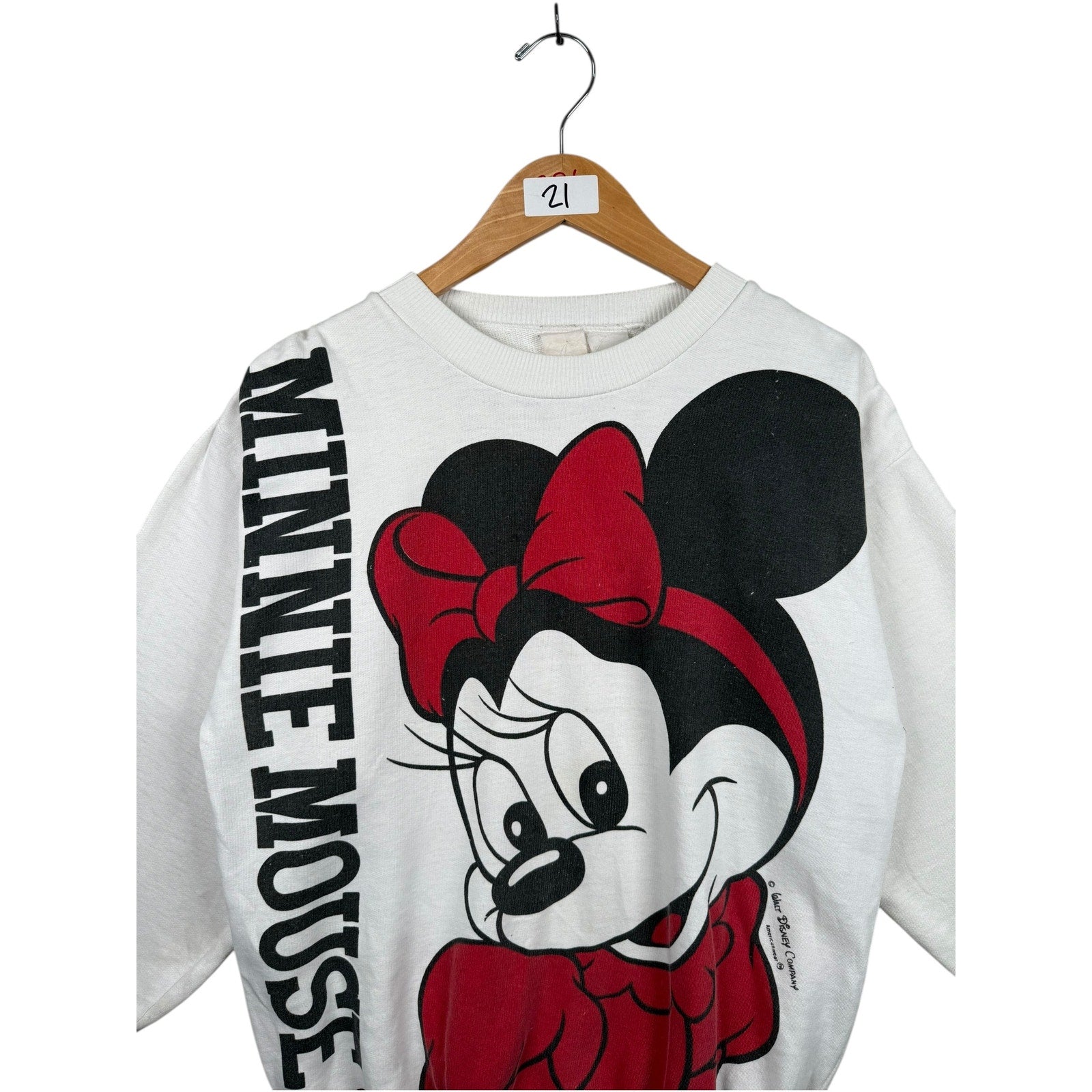 Vintage Women's Minnie Mouse Sweatshirt Crewneck