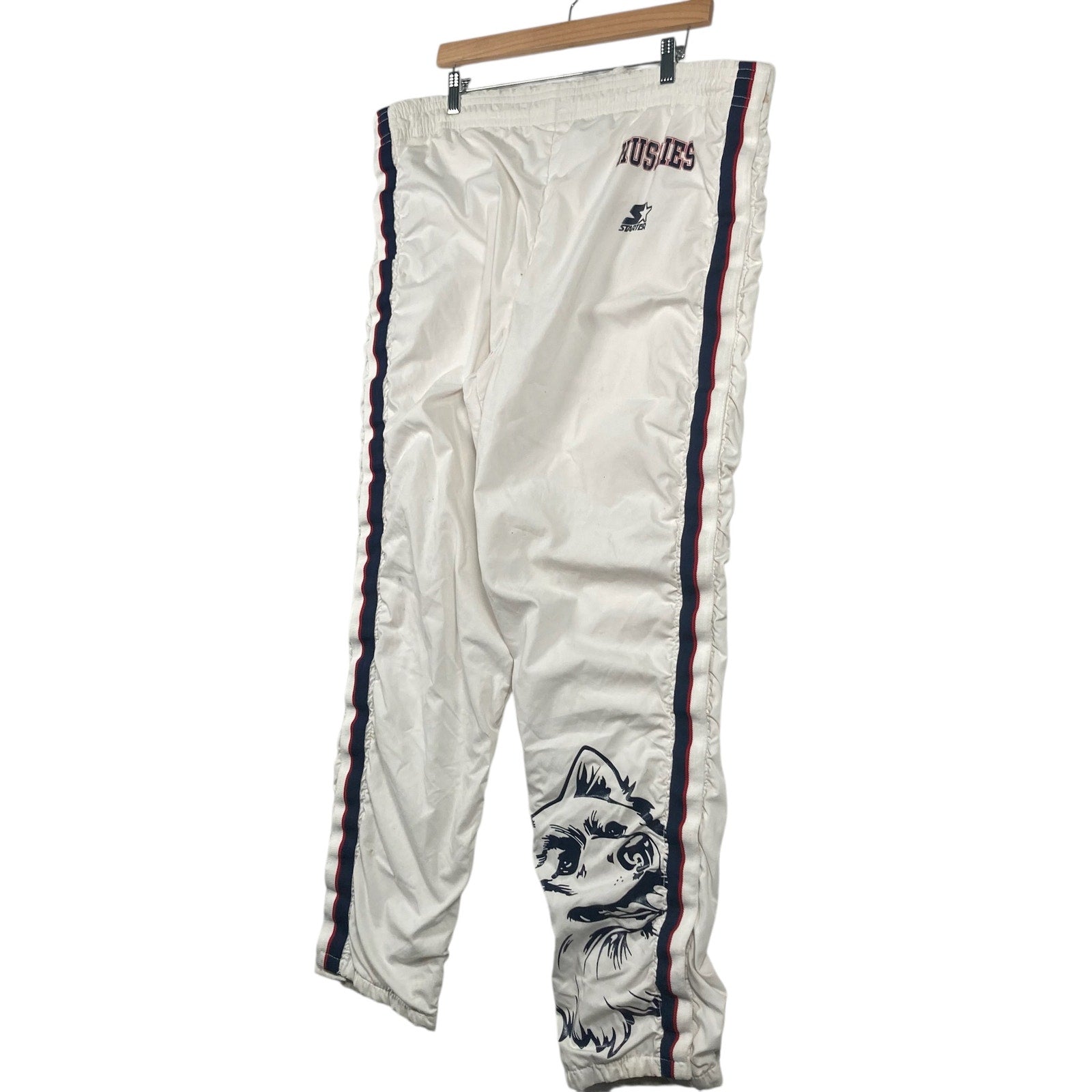 Vintage Starter University Of Connecticut Huskies Pants