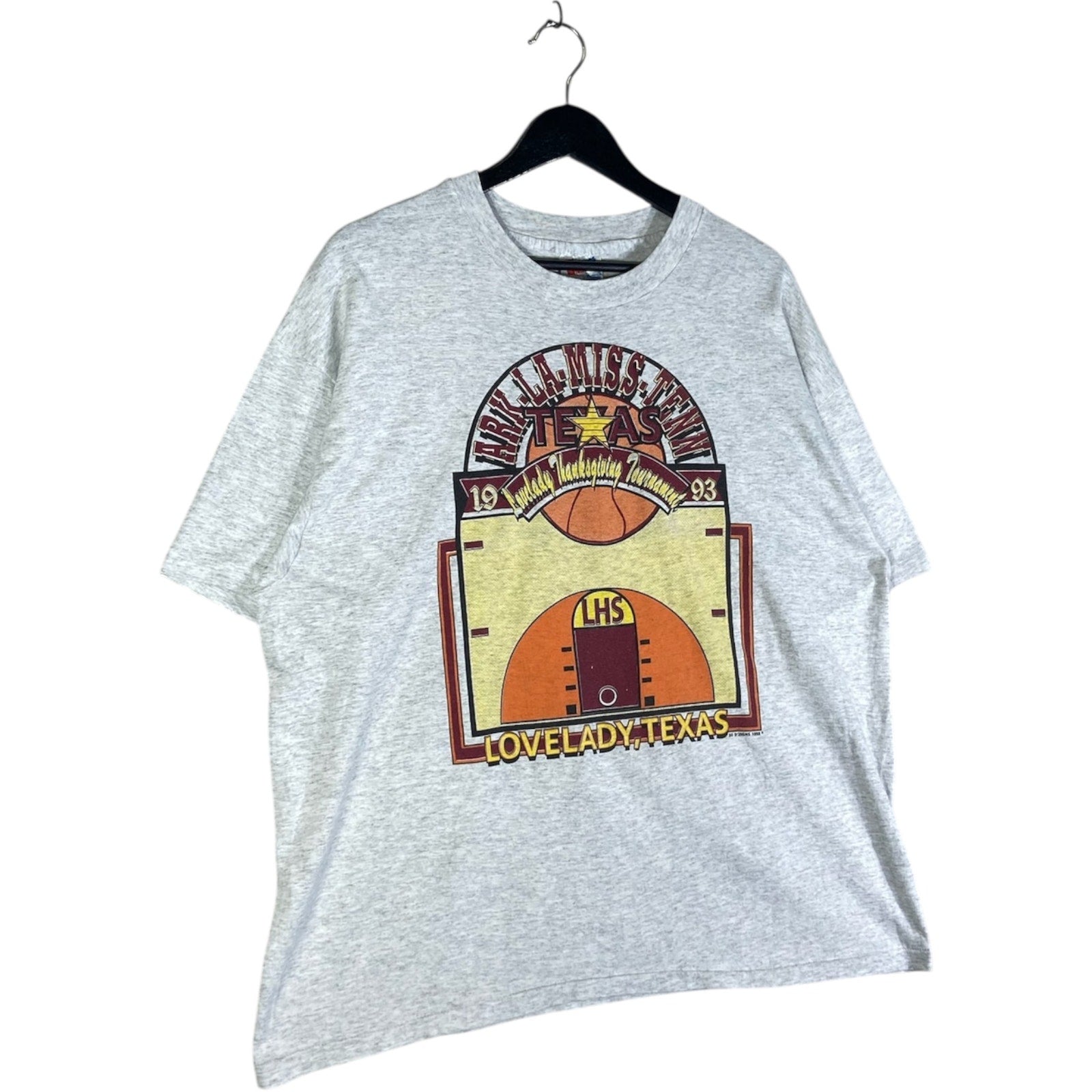 Vintage Lovelady Thanksgiving Basketball Tournament T-Shirt