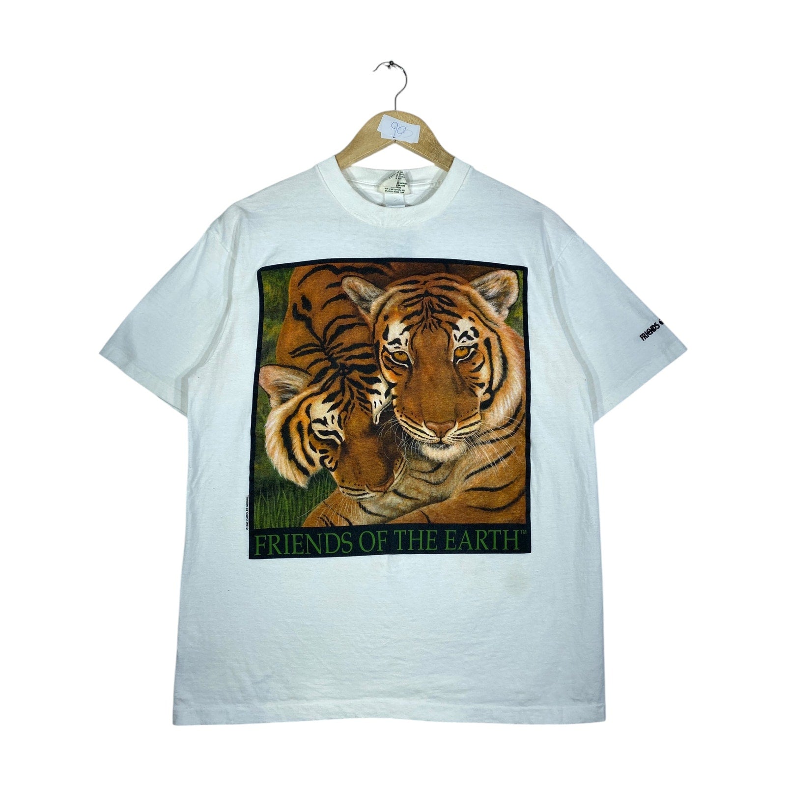 Vintage Friends Of The Earth Tigers T-Shirt