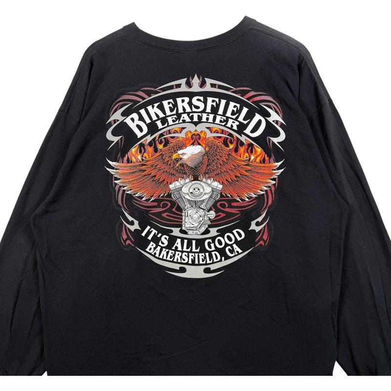 Vintage Hot Leathers Bikersfield Bald Eagle Crewneck