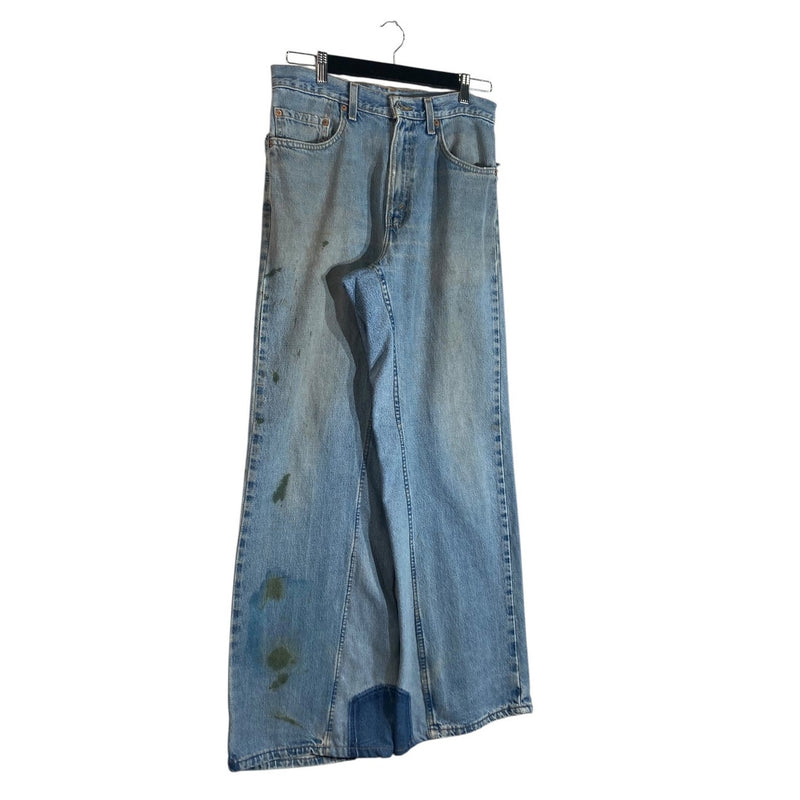 Y2K Cut & Sew Levi's 505 Wide Leg Denim Jeans 30x30