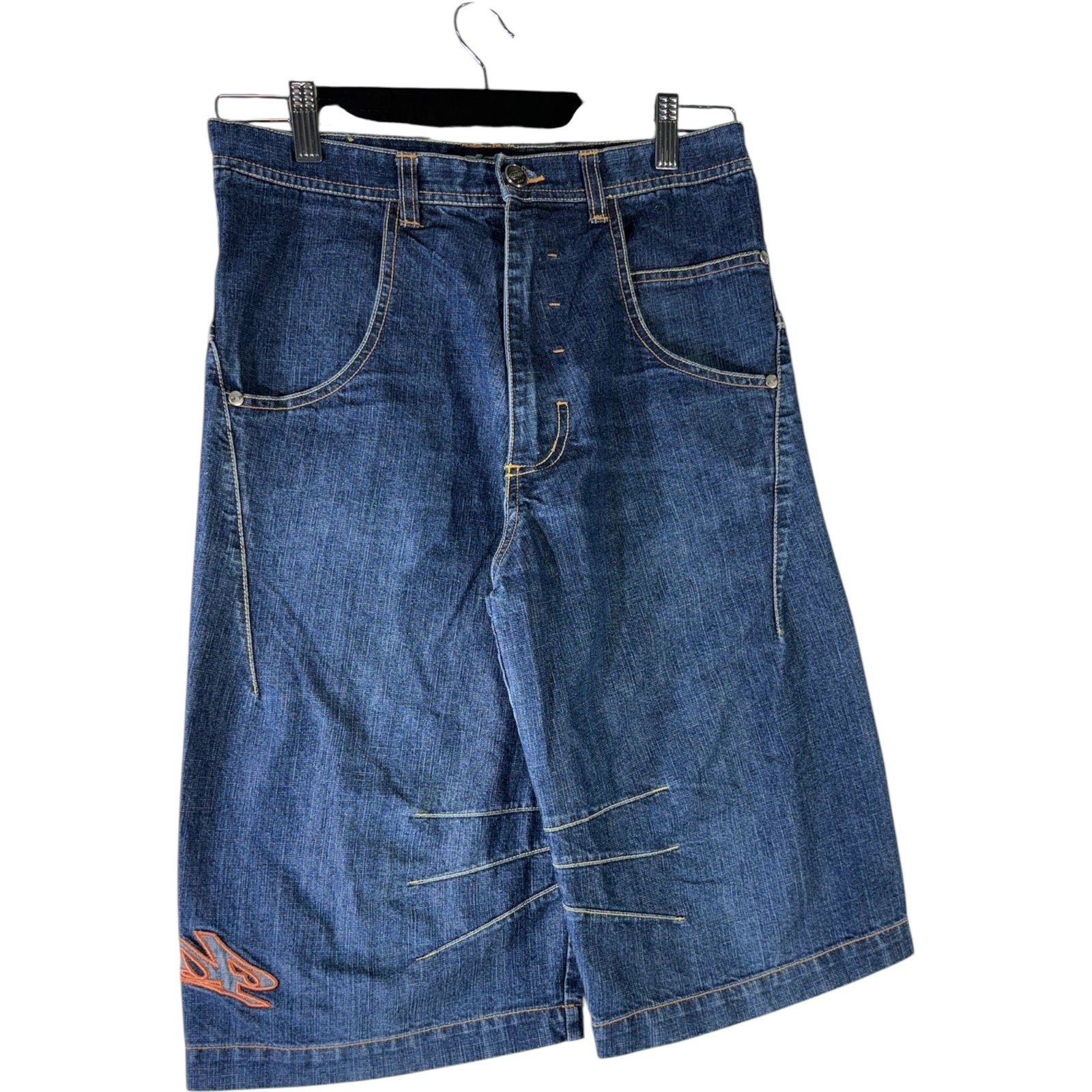 Vintage DDP Bermuda Utility Denim Shorts 34x13