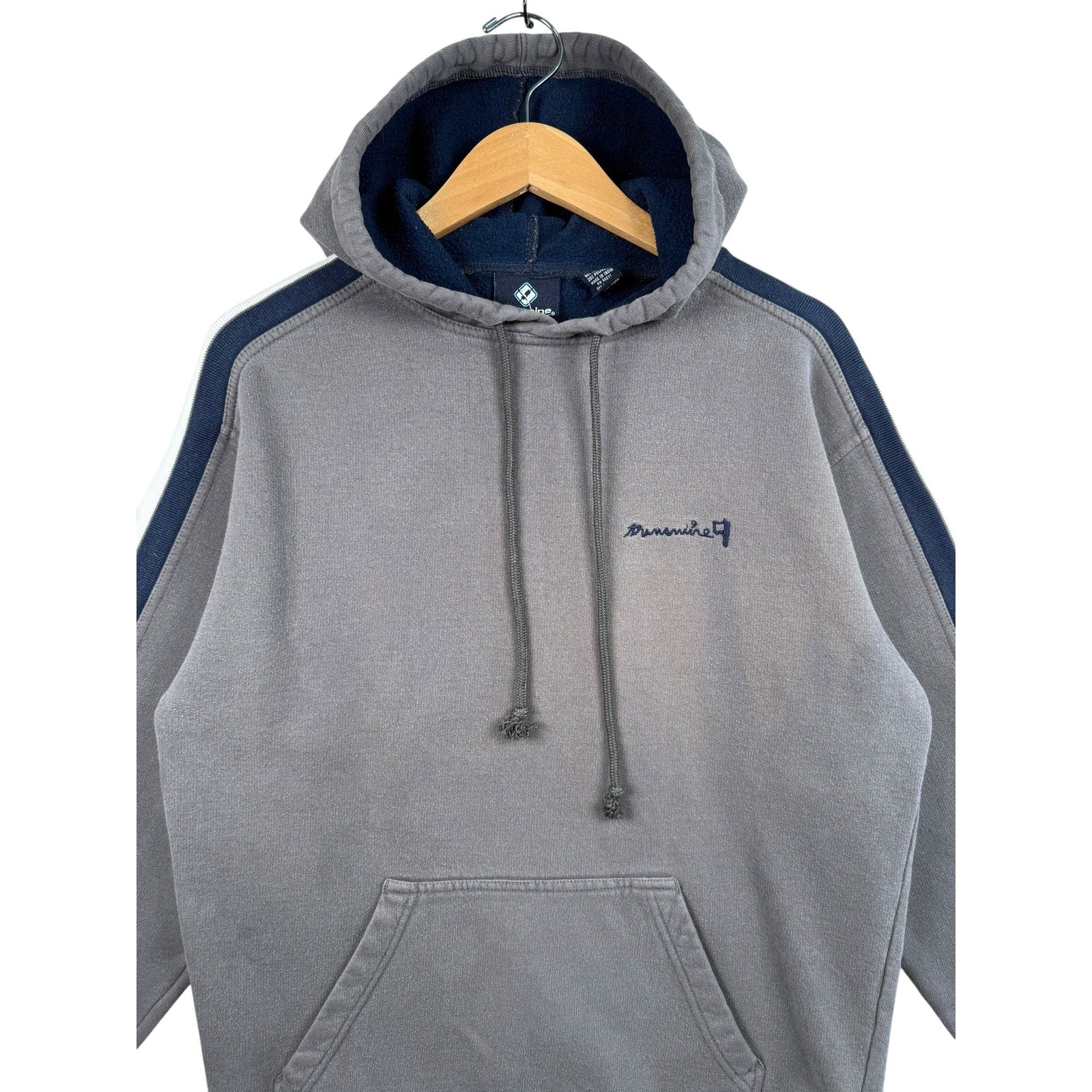 Vintage Transnine Pullover Drawstring Hoodie
