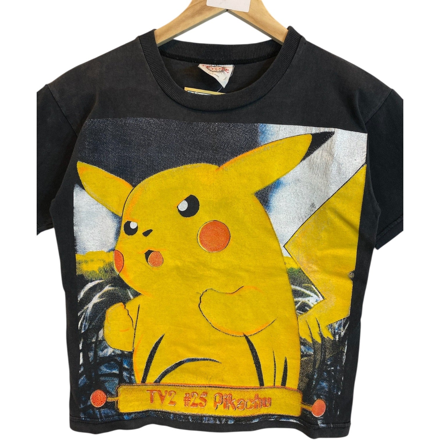 Vintage Pokemon Pikachu Snorlax T-Shirt
