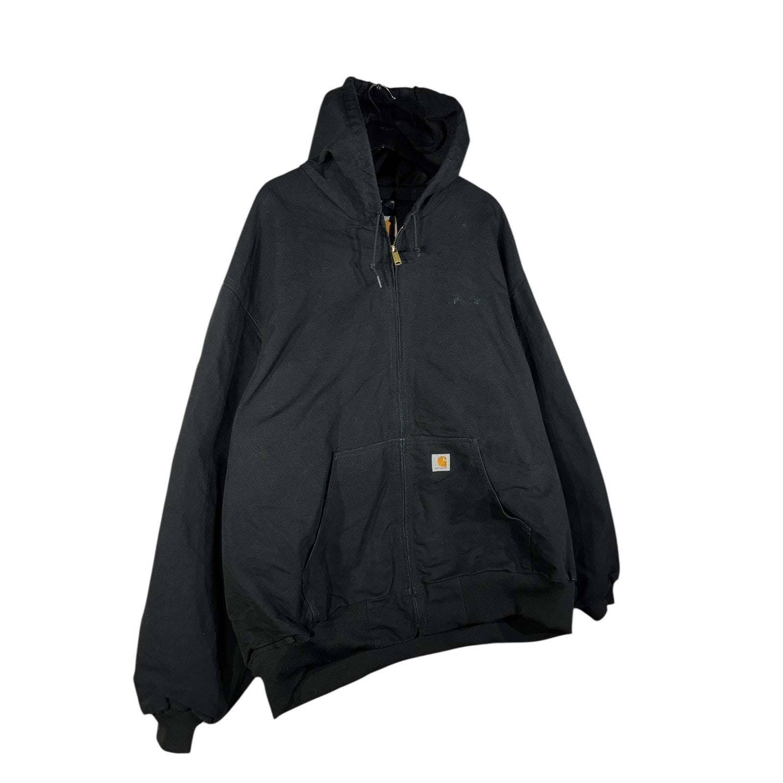 Vintage Carhartt Canvas Hooded Full Zip Workwear Jacket