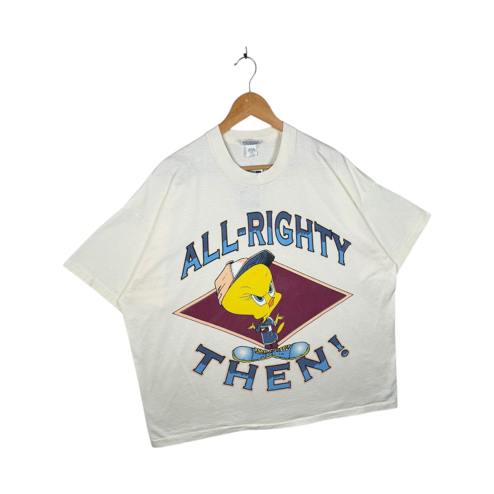 Vintage Tweety Bird “All-Righty Then!” Looney Tunes T-Shirt