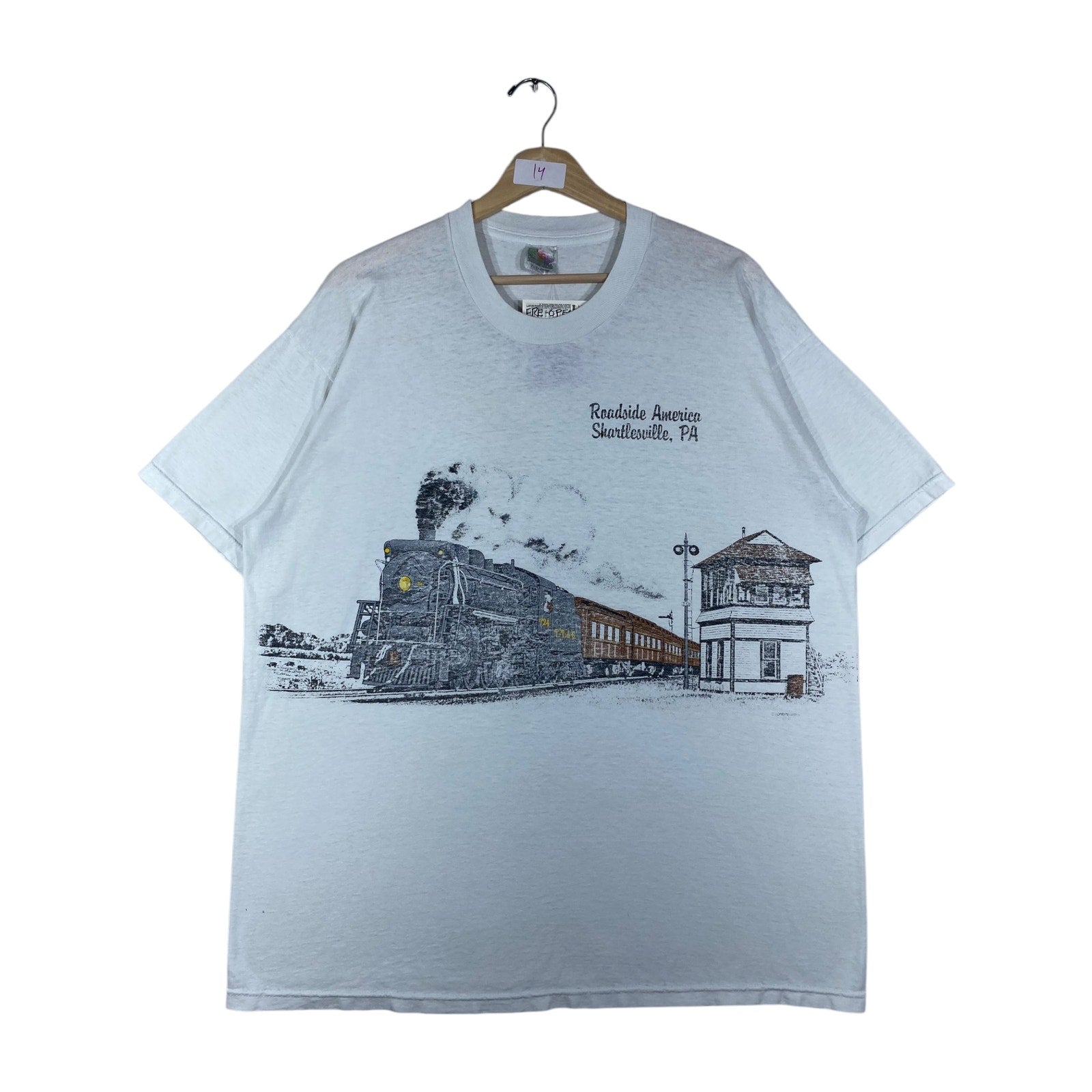 Vintage Train Roadside America Shartlesville PA T-Shirt