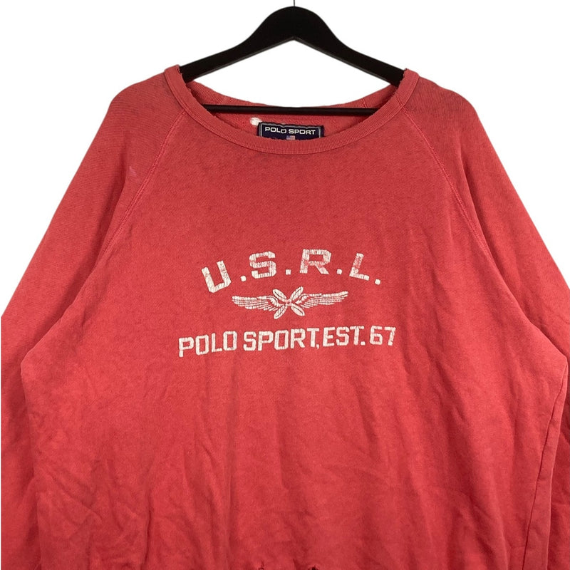 Vintage Polo Sport U.S.R.L. Distressed Crewneck