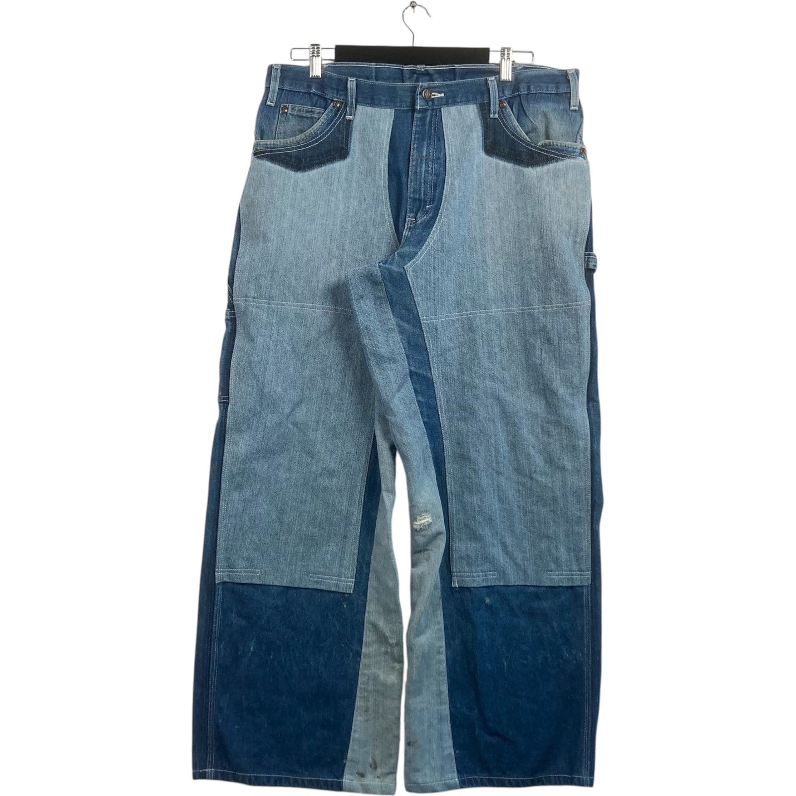 Vintage Cut & Sew Dickies Denim Carpenter Pants 36 x 32