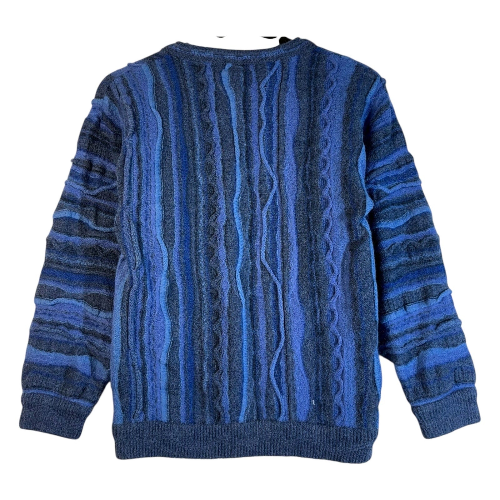 Vintage COOGI 3D Knit V-Neck Sweater