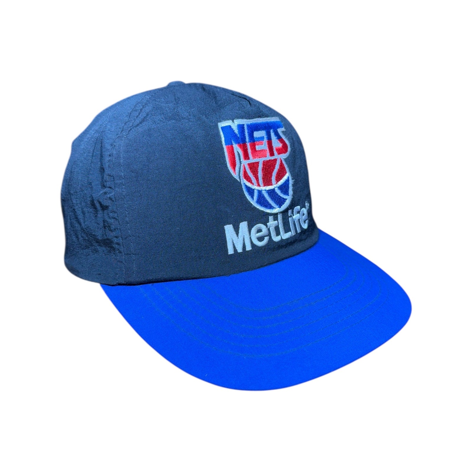 Vintage New Jersey Nets MetLife NBA Snapback Hat