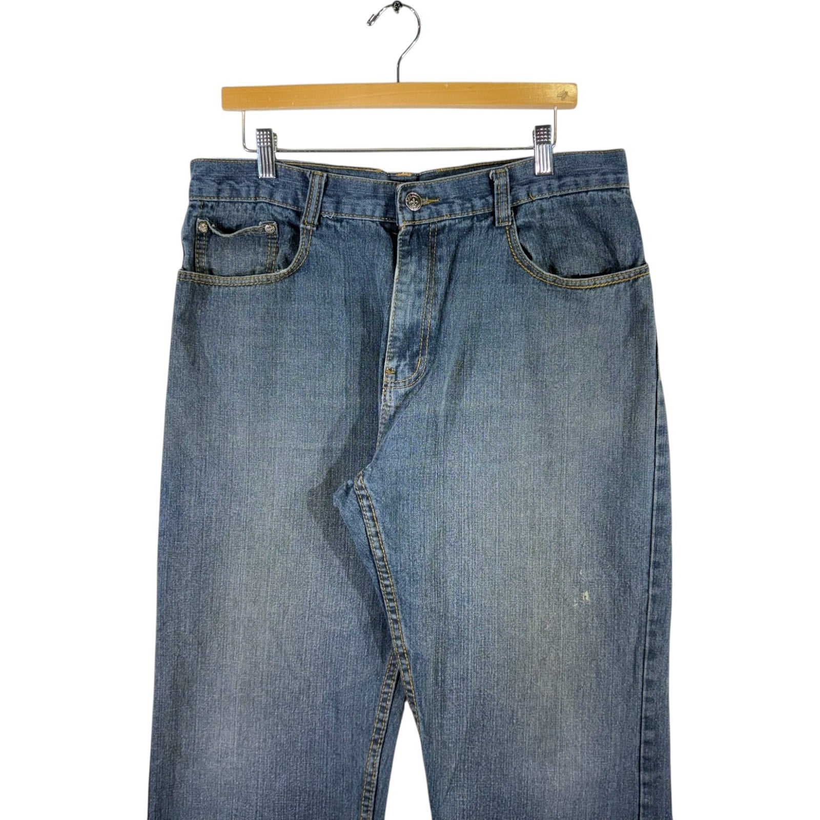 Vintage Old Skool Straight Leg Denim 38 x 30
