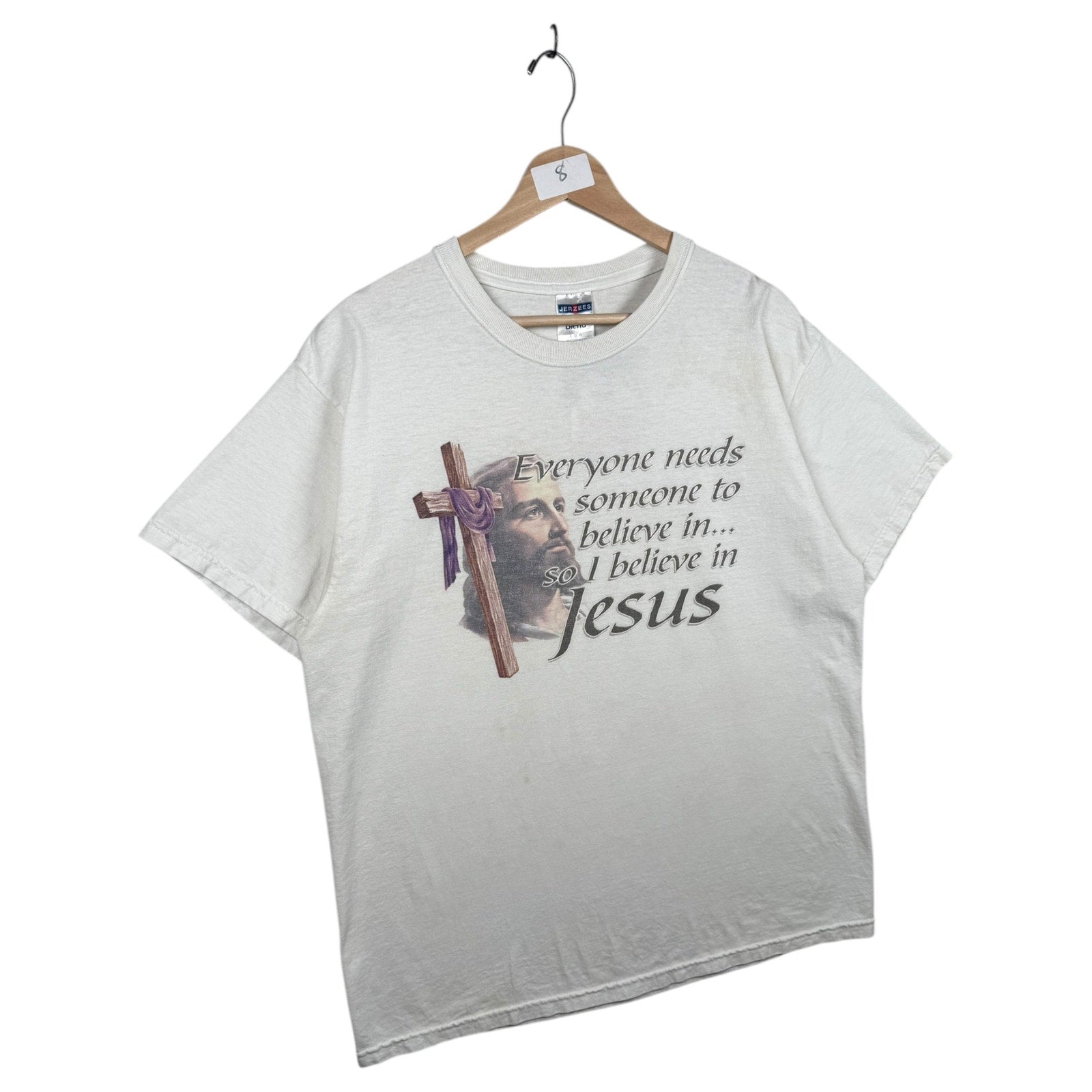 Vintage Christian Jesus Cross Religious T-Shirt