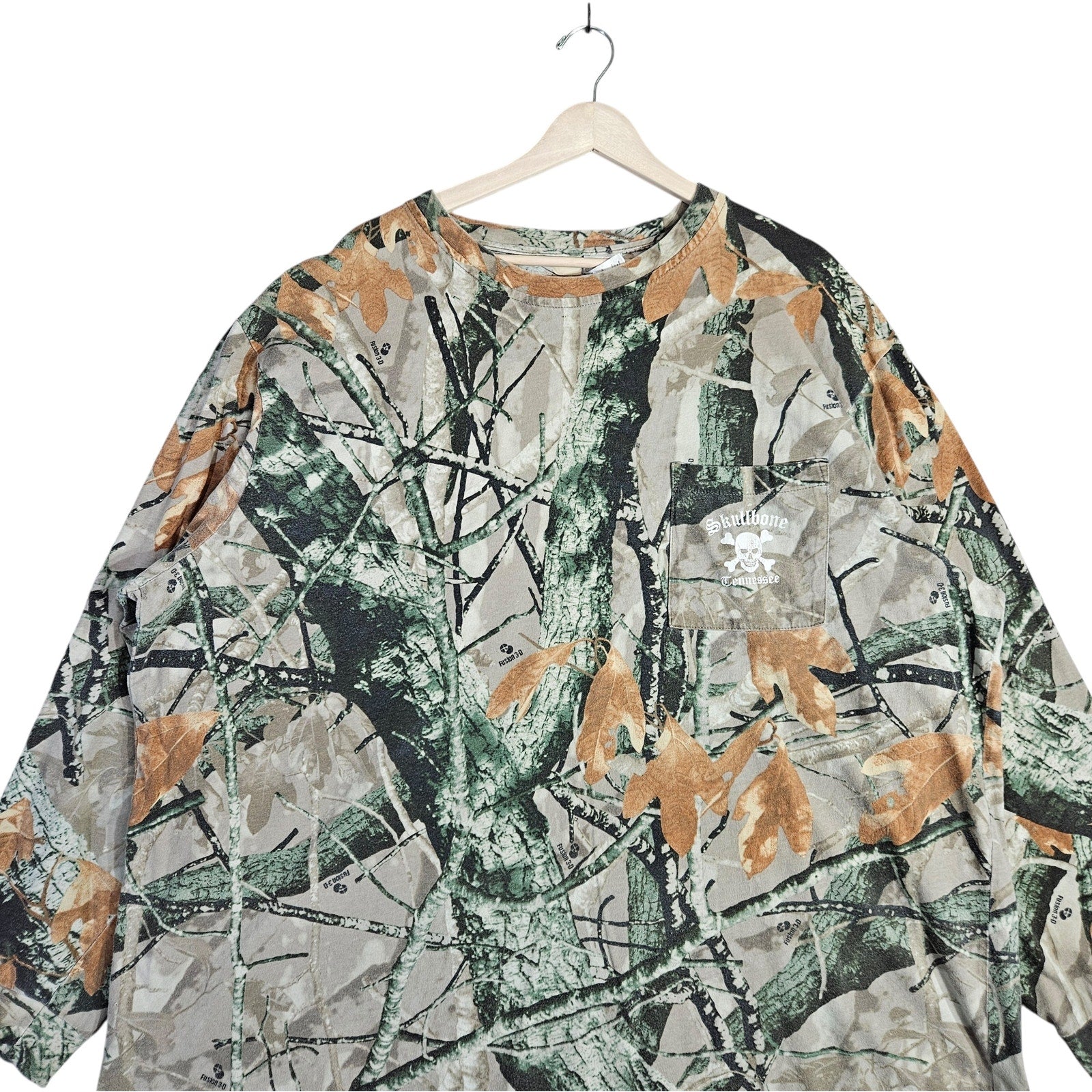 Vintage Skullbone Tennessee Camouflage Crewneck