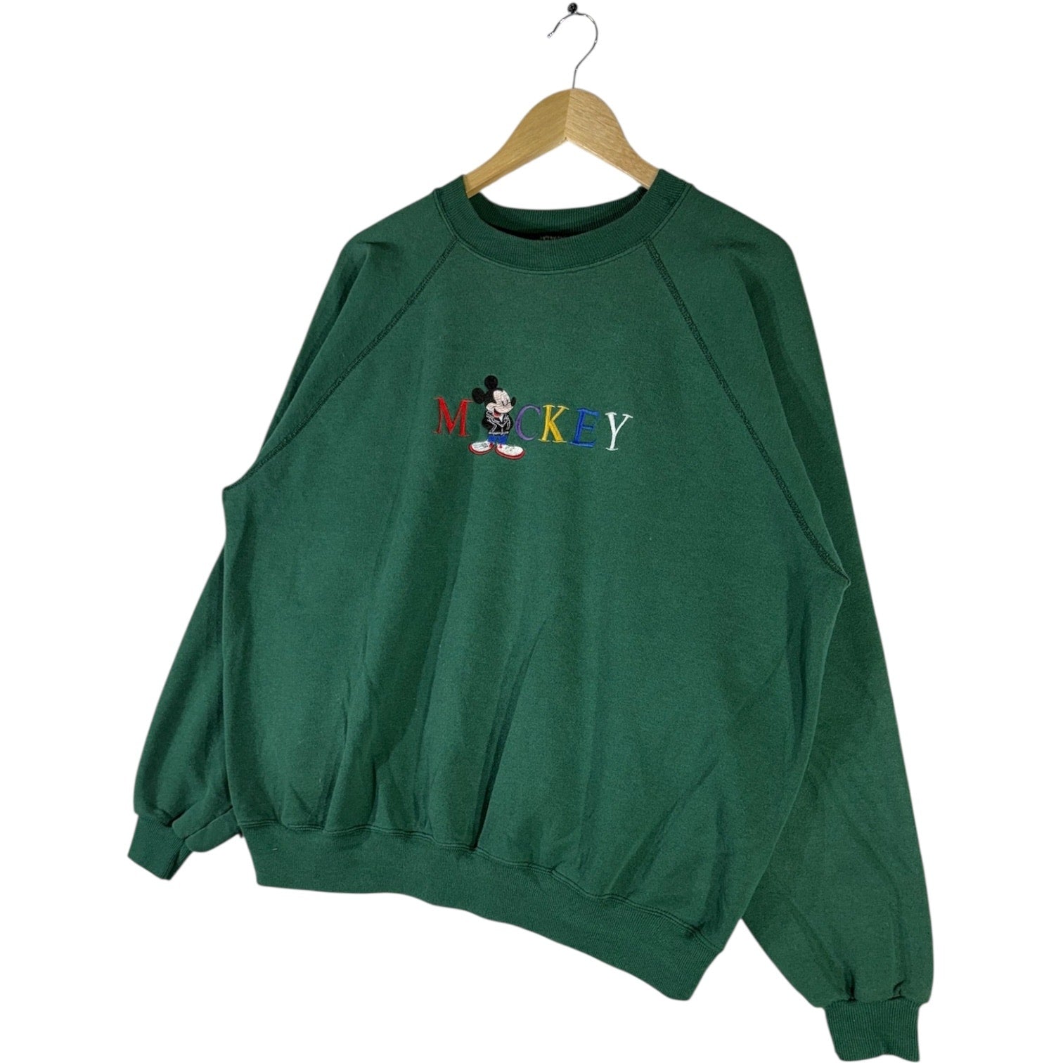 Vintage Mickey Mouse Disney Embroidered Crewneck