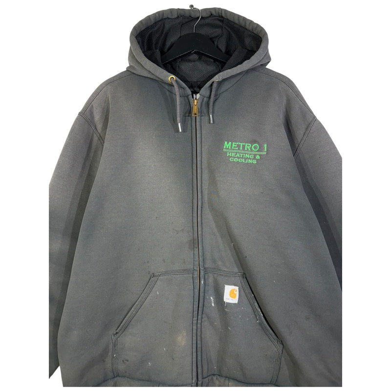Vintage Carhartt Zip Up Jacket Hoodie