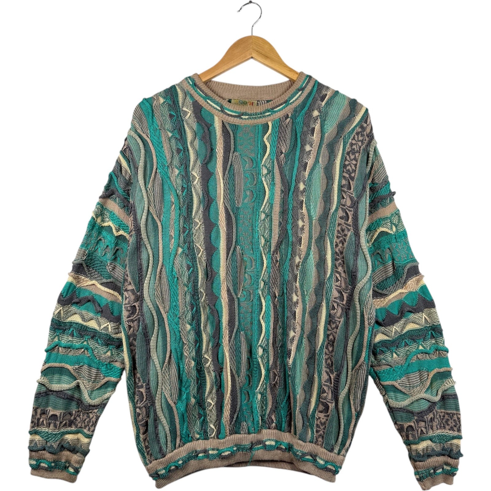 Vintage Coogi 3D Knit Textured Sweater