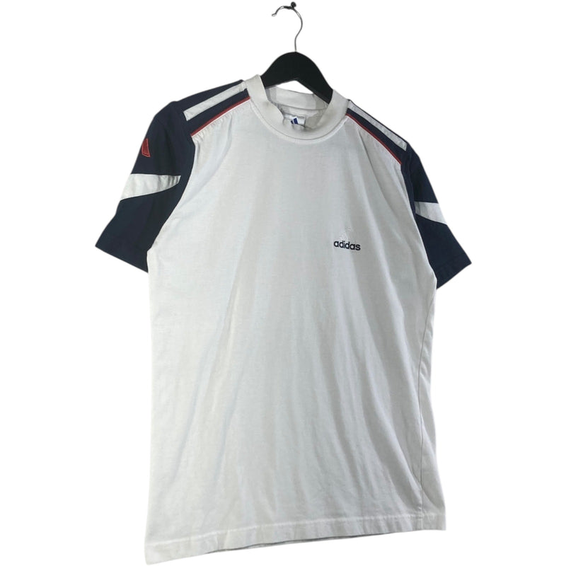 Vintage Adidas 3-Stripes Colorblock T-Shirt