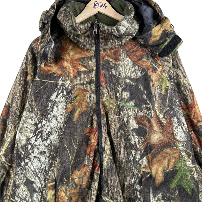 Vintage Remington Reversible Camo Full Zip Hoodie